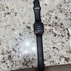 Apple Watch with Black Band